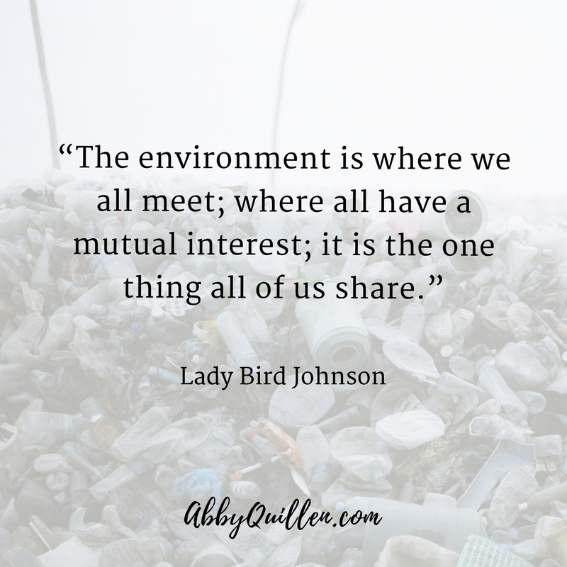 "The environment is where we all meet, where all have mutual interest; it is the one thing all of us share." #quote