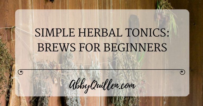 Simple Herbal Tonics: Brews for Beginners