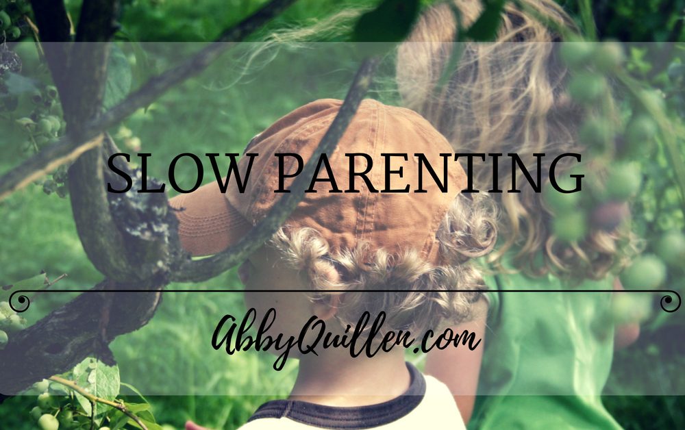 Childhood is not a race. Embrace slow parenting #parenting #familylife