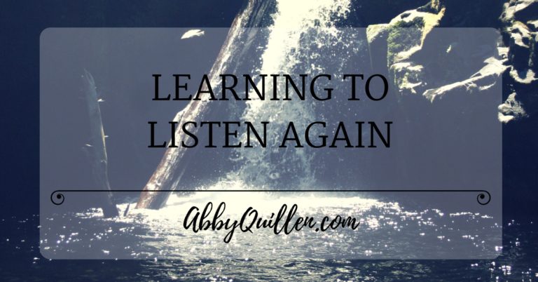 Learning to Listen Again #parenting #lifelessons