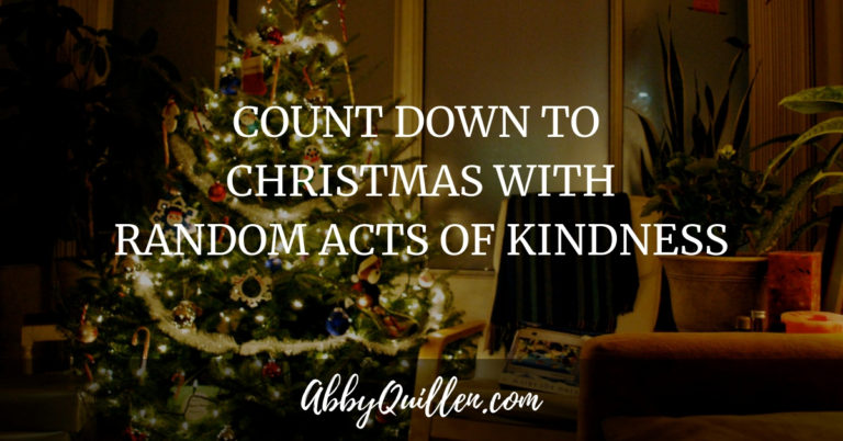 Count down to Christmas with Random Acts of Kindness #RAK